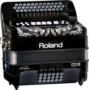 Изображение продукта Roland FR-18D BK диатонический аккордеон 